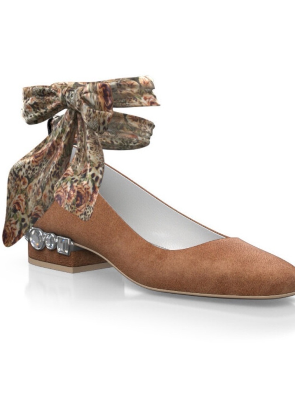 Girotti 16809 Jeweled Heel Shoes